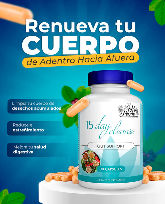 "15 DIAS CLEANSE" LIMPIEZA NATURAL DE COLON